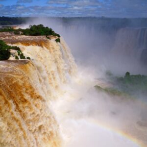 waterfall, brazil, iguazu, nature, cataratas de iguazu, south america
